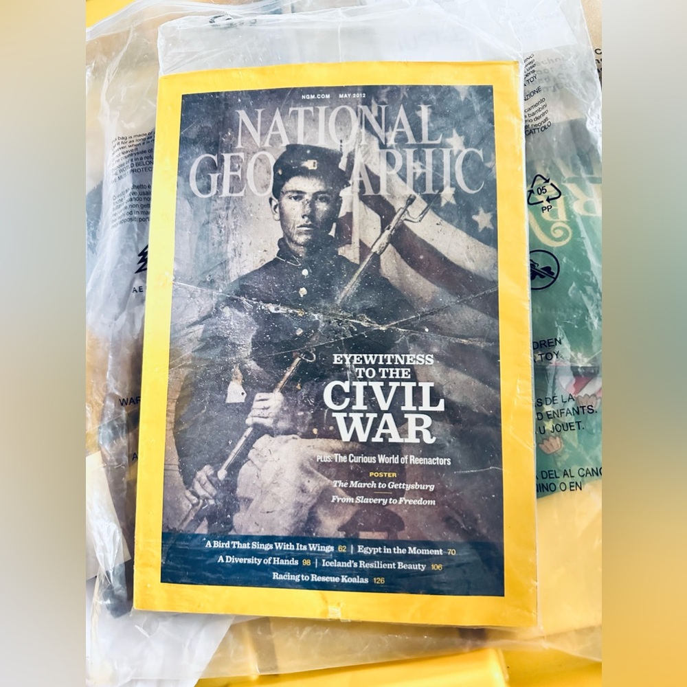 BRAND NEW UNOPENED “MAY 2012” National Geographic Monthly Issue CIVIL WAR